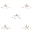 thumbnail image 3 of maskred Mini House Tableware Set Miniature Kitchen Ornament Interesting 1/12 Scale Scene Layout Dinnerware Kit Models Props Tulips 5Set, 3 of 6
