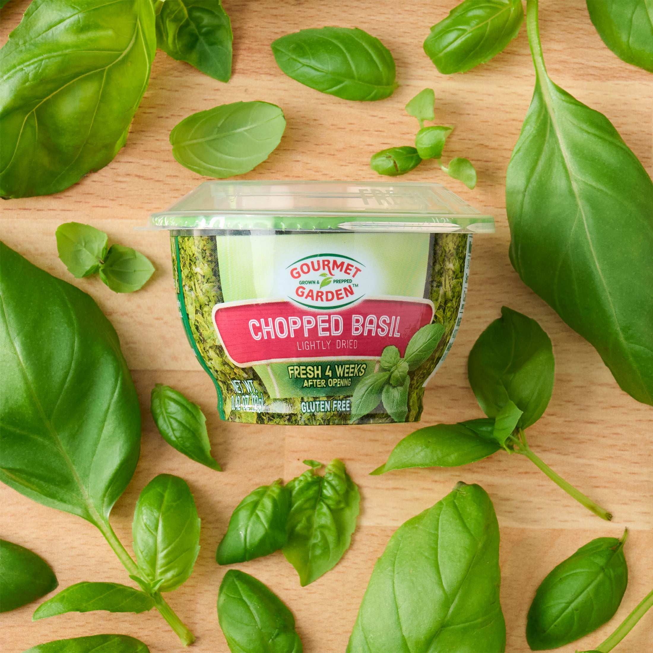 Gourmet Garden Lightly Dried Basil, 0.42 oz Cup