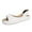 White, variant on Xfvqtps Slingback Flats for Women Open Toe Slip on Elastic Strap Side Cutout Leather Soft Sole Comfortable Breathable Casual Dressy Summer Sandals Blue