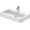 White / Ground, variant on Duravit 045480-1Hole Vero 32" Ceramic Vanity Top - White with WonderGliss / Glazed