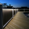 Deck Railing Finyl Line™ T-Top Vinyl White Square - Walmart.com