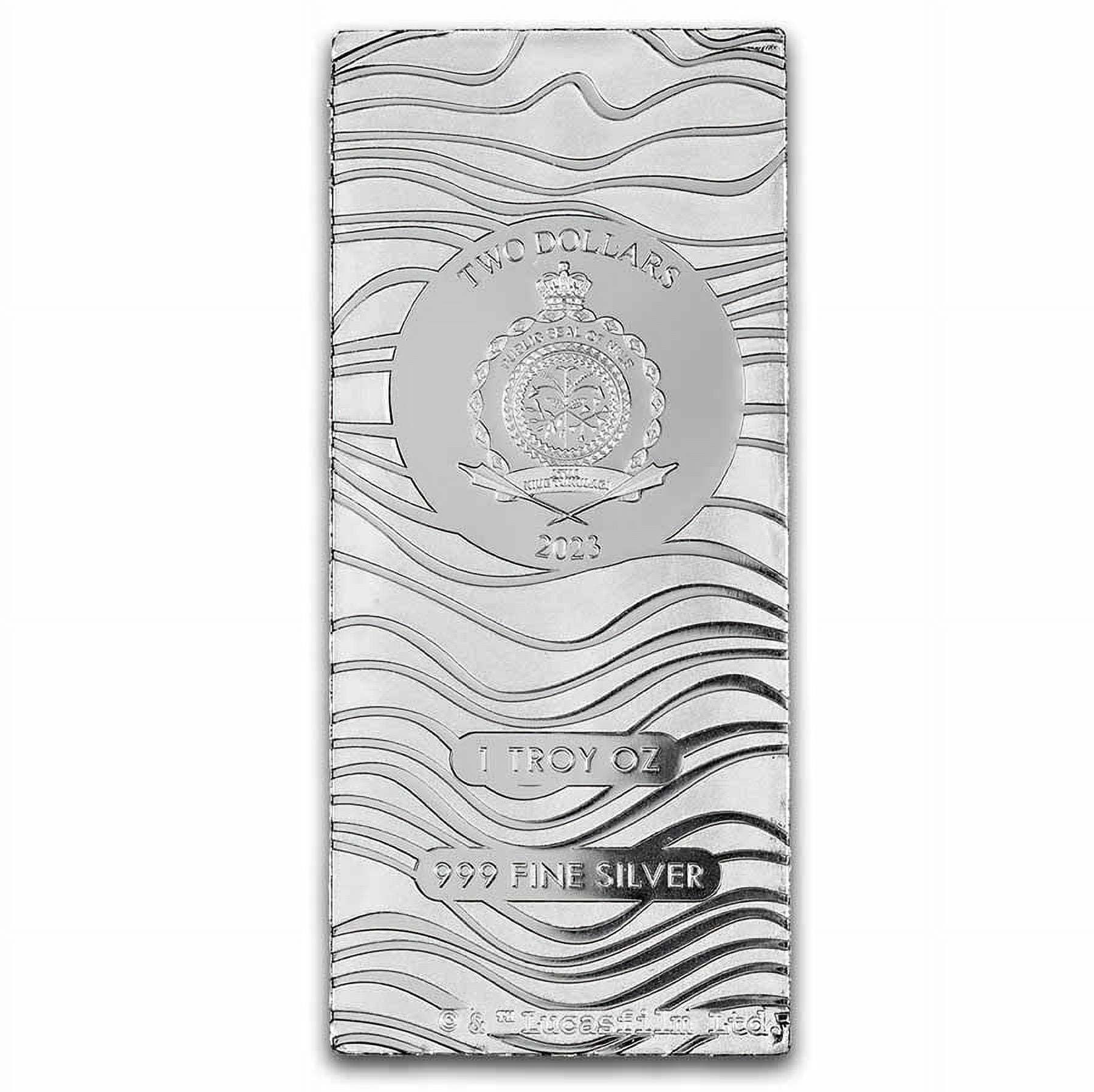 2023 Star Wars: Mandalorian Beskar Bar Silver Coin 1oz -Tube