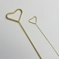 thumbnail image 2 of WEUVEB 40Pcs Metal Floral Card Holder Picks in Gold for Flower Bouquets and Elegant Wedding Place Cards, 2 of 8