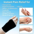 thumbnail image 3 of Wrist Ice Pack, Soft Gel Ice Pack For Hot Cold Compress Therapy Fits Most Men, Pain Relief Of Carpal Tunnel, Arthritis, 3 of 5