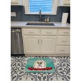 thumbnail image 3 of Jack Russell Terrier Merry Christmas Machine Washable Memory Foam Mat, 3 of 4