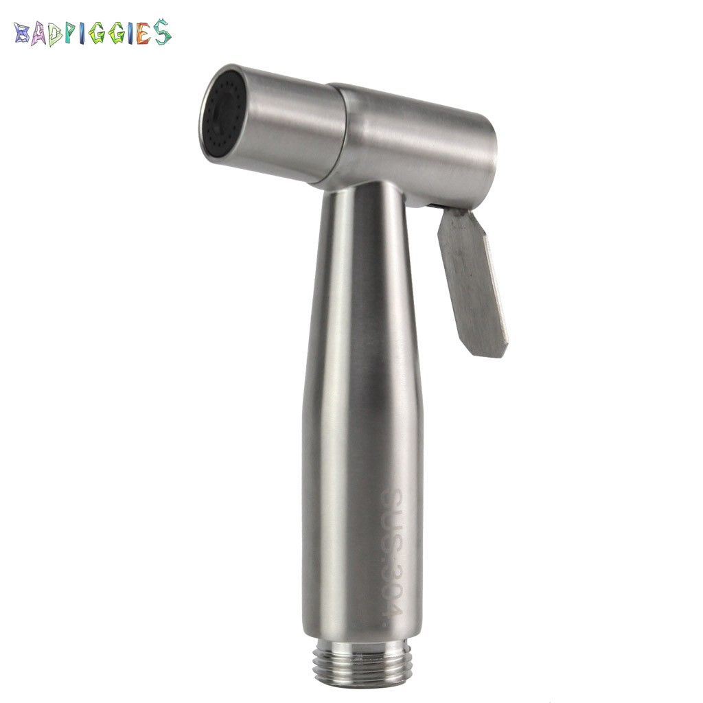 Bad Piggies Stainless Steel Hand Held Toilet Bidet Sprayer Shower Sprayer for Bathroom Self Cleaning