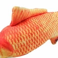 thumbnail image 1 of Lifelike Fish Shape Pet Cat Playing Toy Catnip Toy Fish Kitten Teaser Plush Simulation Fish Interactive Catnip Toy, 1 of 8