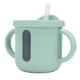 thumbnail image 4 of Copa De Entrenamiento Para Niños Pequeños De Tazas Para Bebidas De Silicona Con Manijas Dobles Cubierta A Prueba De Fugas Para Bebés Viajes En El Hogar Leche, 4 of 7