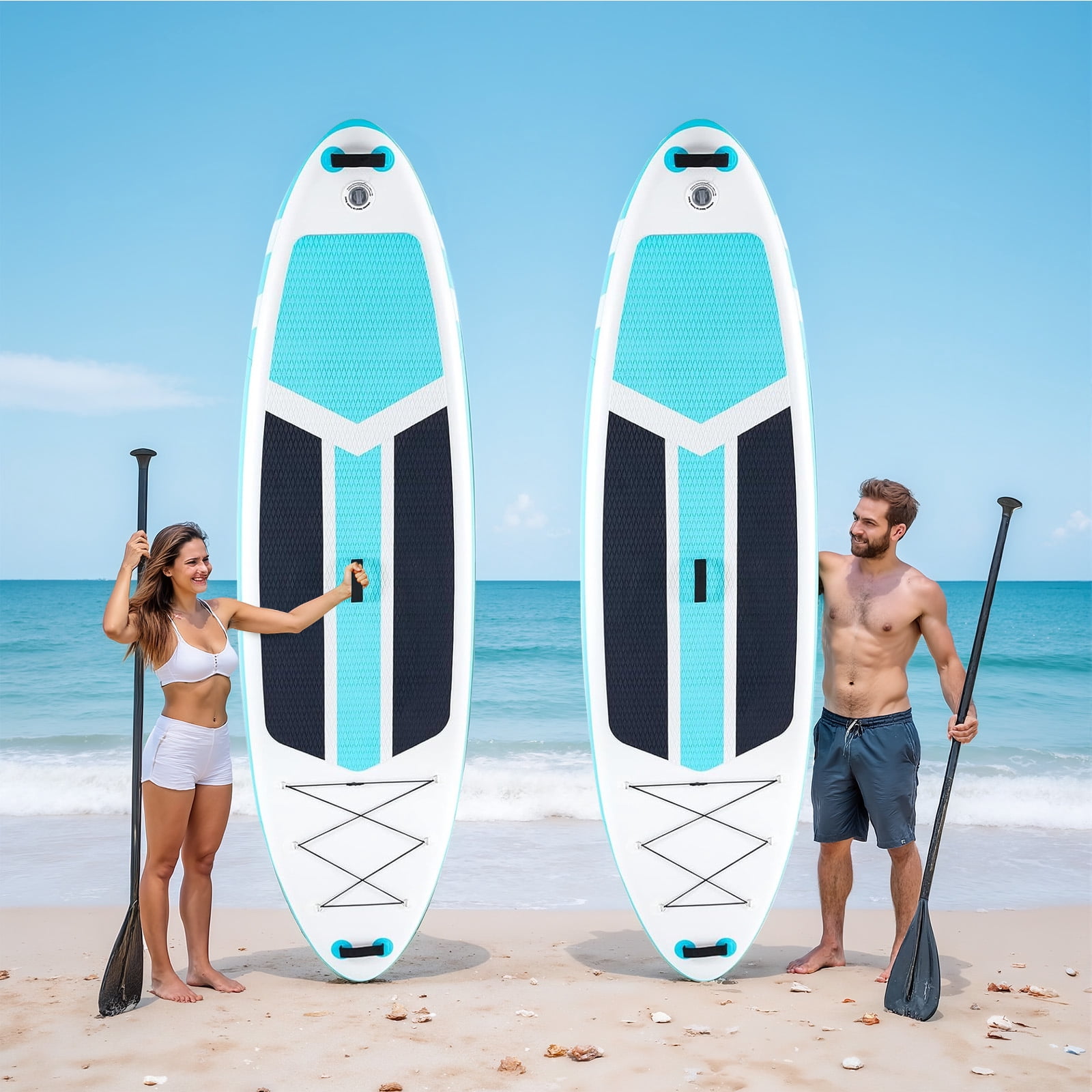 Blorly Paddle Board, Inflatable Stand Up Paddleboard Ultra-Light for Adults, Beginners and Experienced Surfers, Non-Slip, Premium SUP Paddleboard Accessories, Blue