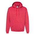 thumbnail image 1 of Hanes B22000715 Ecosmart Hooded Sweatshirt, Heather Red - Large, 1 of 3