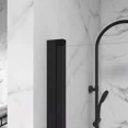 thumbnail image 5 of Dvasovio Black 31.50" x 55.12", 1/4" Thick Clear Pivot Shower Door, 5 of 12