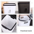 thumbnail image 4 of unbranded White Plastic Waste Container for Household Trash Storage and Office Use, 4 of 8