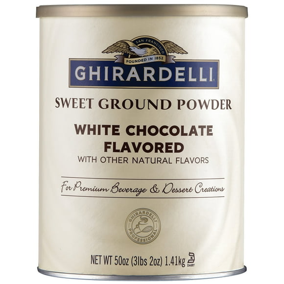 Ghirardelli Poudre Aromatisée au Chocolat Blanc Sucré, 3,12 lb