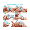 thumbnail image 2 of Macaron Cell Phone Wipe Screen Wipe Cleaning Wipe Eyeglass Lens Wipe Camera Lens Wipe Cleaning Tool Pendant,Set B, 2 of 5