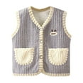 thumbnail image 2 of Baby Toddler Girls Boys Vest Soft Waistcoat Sleeveless Jacket Lightweight Vest with Pocket Infant Sweet Spring Winter Clothes, 2 of 3