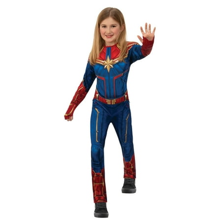 Rubies Captain Marvel Girls Halloween Costume