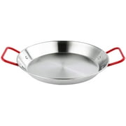 Paella Pan in Stainless Steel Non-Stick Paella Dish 31cm -