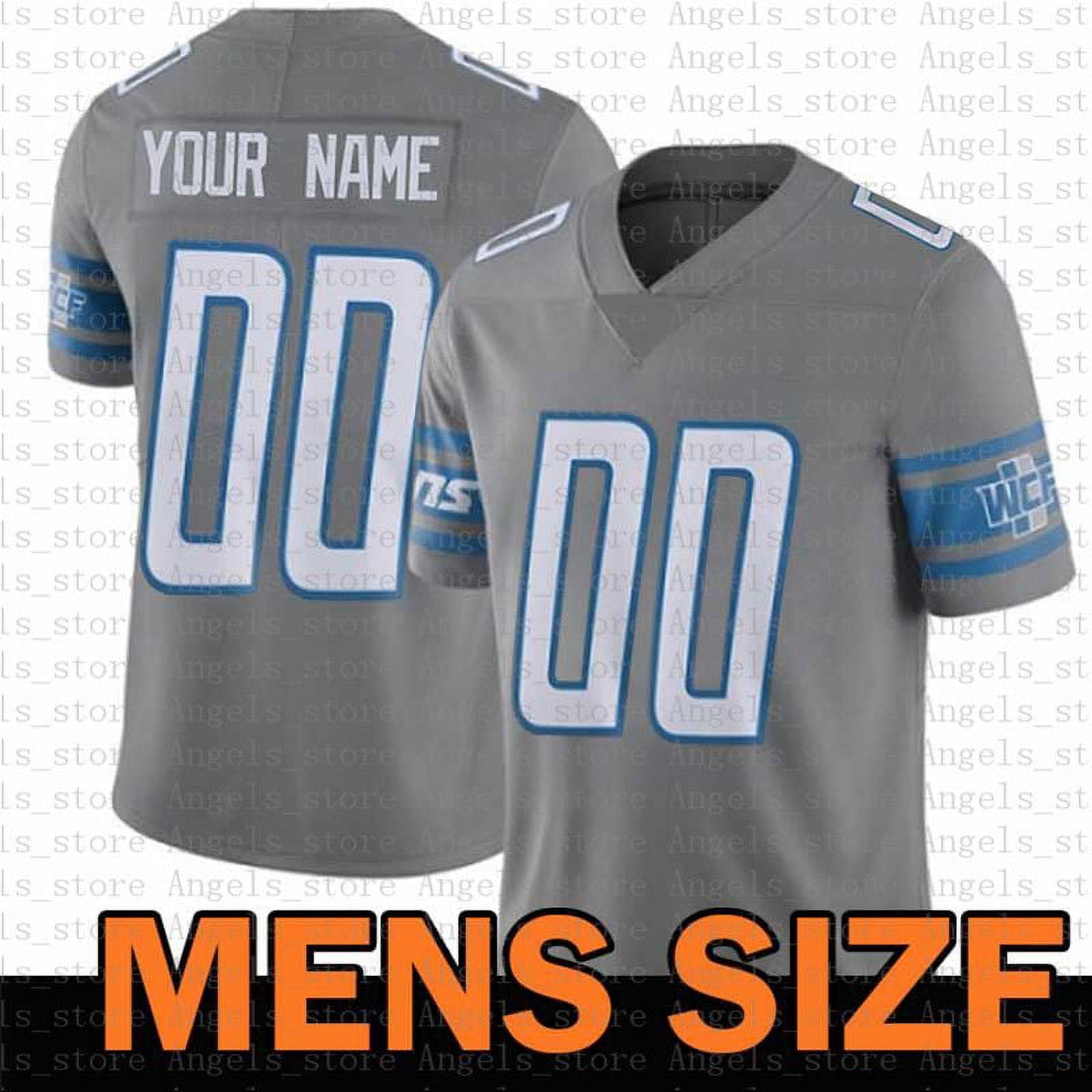 Nike Detroit Lions Customized Gray Men's Stitched NFL Limited Inverted Legend Jersey