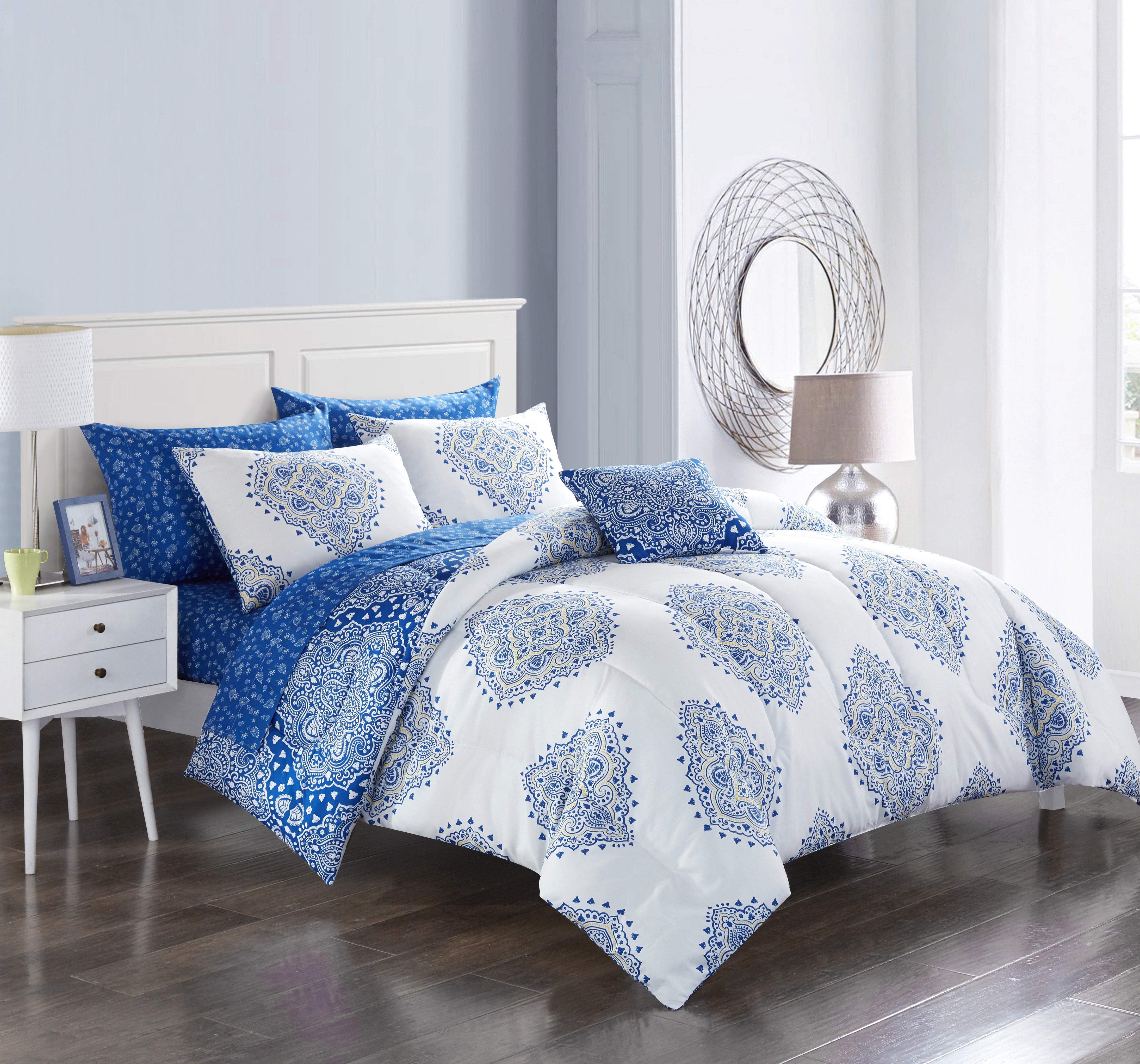 Mainstays Gabriella Bed In A Bag - Walmart.com