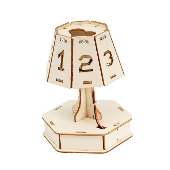 Lámpara de mesa de voz inteligente, conjunto de experimentos científicos DIY, Kits de modelos de actividades creativas para accesorios, cumpleaños,