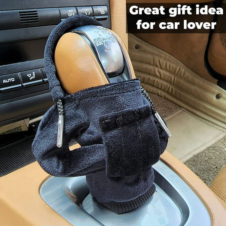 EHOTER Hoodie Car Gear Shift Cover Funny Hoodie Shifter Knob Cover