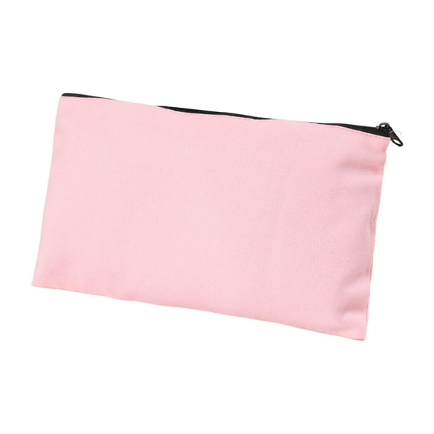 Sonducket Almacenamiento de joyas Bolsa con cremallera Lona Cosméticos Pendientes Favores Organizador Bolsa Joyas Regalos Embalaje Ropa, zapatos y accesorios Miscelánea Rosa
