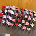 thumbnail image 6 of IOAOAI Headband,Headband Flower Patterns High Elasticity Acrylic Cute Hair Band Clip Strawberry Headwear Accessory Birthday Gifts, 6 of 6