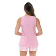 thumbnail image 3 of Just Love 100% Cotton Womens Sleepwear Pajama Set  Breathable, Natural Comfort (I Love Sleep - Pink, 1X), 3 of 3