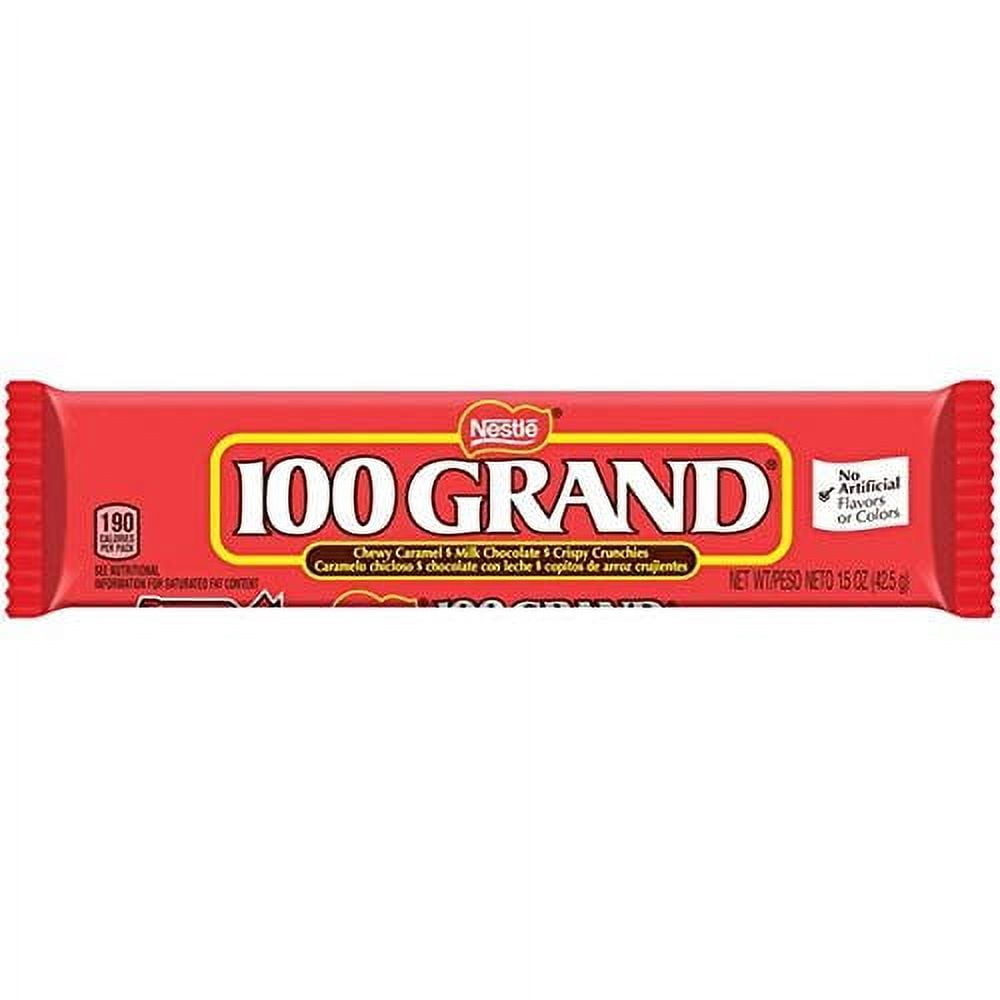 100 Grand Milk Chocolate Candy Bars, Full Size Individually Wrapped Ferrero Candy by CANDY CABIN 12 Pack