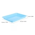 thumbnail image 2 of CRILSTYLEO 6Pcs Multicolor Plastic Activity Trays Durable Non Slip Base for Home Craft Organizing, 2 of 8