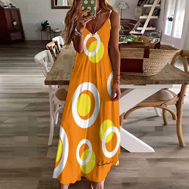 knee length dresses for ladies Mid Mod gal, Cocktail Martini Womens Tank Dress Midi Wrap Round Neck Sleeveless Sundress L main image 1