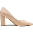 thumbnail image 3 of Dream Pairs Las mujeres de alta Chunky cerrado del dedo del pie Tacones puntiagudos del partido de la boda elegante deslizamiento en los zapatos de las bombas SDPU2229W Dream Pairs SDPU2229W, 3 of 6