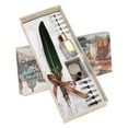 thumbnail image 3 of Ensemble de Plumes d'Encre Vintage, Boîte Cadeau, Performance Haut de Gamme, 3 of 8