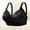 3#Black, variant on Wirefree Bras for Women Push Up T-Shirt Bra Wireless Bralettes V Neck Everyday Bra with Adjustable Strap