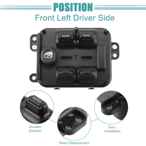 Fit Jeep Liberty 2005 2006 2007 Power Power Window Switch Front Left 56054002AA