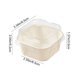 thumbnail image 3 of Envase de papel para llevar, ideal para pasteles de frutas y postres | Recipiente de panadería con tapa transparente para pasteles de crema, mousses y bollería, 3 of 6