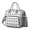 Grey-40, variant on Shark and Dolphin Nautical Lunch Tote – Large Insulated Waterproof Cooler for Ocean and Marine Fans