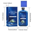 thumbnail image 3 of Openpig Aquarium Fish Tank Water Purifier Contains Glycerin Protease It Down Matter And Keeps The Water Clear 100ml, 3 of 7