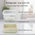 thumbnail image 6 of Leak Proof Silicone Travel Soap Case with Draining Layer, Compact Portable Soap Container, Shatterproof Soap Holder for Traveling, Camping, Gym, Bar Soap Caddy (Dark Blue), 6 of 7