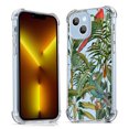 thumbnail image 1 of Parrots in Jungle Clear Case for iPhone 13,Aesthetic Art Design Case for Men Women,Unique Soft Transparent TPU Bumper Case Cover, 1 of 5