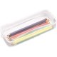 thumbnail image 1 of Estuche transparente para lápices y bolígrafos, de gran capacidad, para guardar lápices, de PVC transparente, para oficina, escuela y viajes., 1 of 3