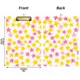thumbnail image 5 of FORMRS Acrylic Clipboard with Low Profile Clip Standard A4 Letter Size, 12.5" x 9", White Stars Pattern, 5 of 8