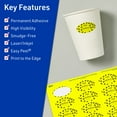 thumbnail image 3 of Avery Printable Oval Labels, Neon Yellow, 1-1/8" x 2-1/4", 840ct, 3 of 11