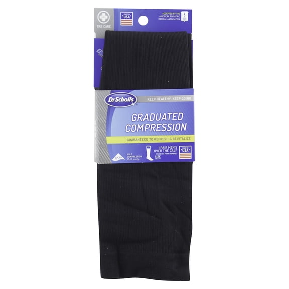 Dr. Scholl's Over the Calf Graduated Compression Socks (1 Pair) (Men)