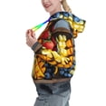 thumbnail image 2 of Fotbe Halloween Fruit Platter Pattern Womens Long Sleeve Hoodie, Pullover Hooded Sweatshirt, Kangaroo Pocket Hoodie with Eye-catching Drawstrings-, 2 of 7