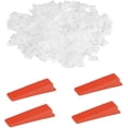 thumbnail image 5 of Nivelador de baldosas, crucetas de baldosas autonivelantes de 1 mm y cuñas de baldosas para la instalación de baldosas para pisos y paredes (juntas de baldosas de 100x1 mm + cuñas de 100x) Vhermosa BST3063396, 5 of 5