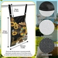 thumbnail image 6 of ZIATUBLE Aztec Southwest Storage Bag Clothespin Sunflower Storage Hanging Organizer with Large Opening Laundry Clothes Pin Holder Easy to Clean Hanging Storage Organizer Rack, 6 of 7