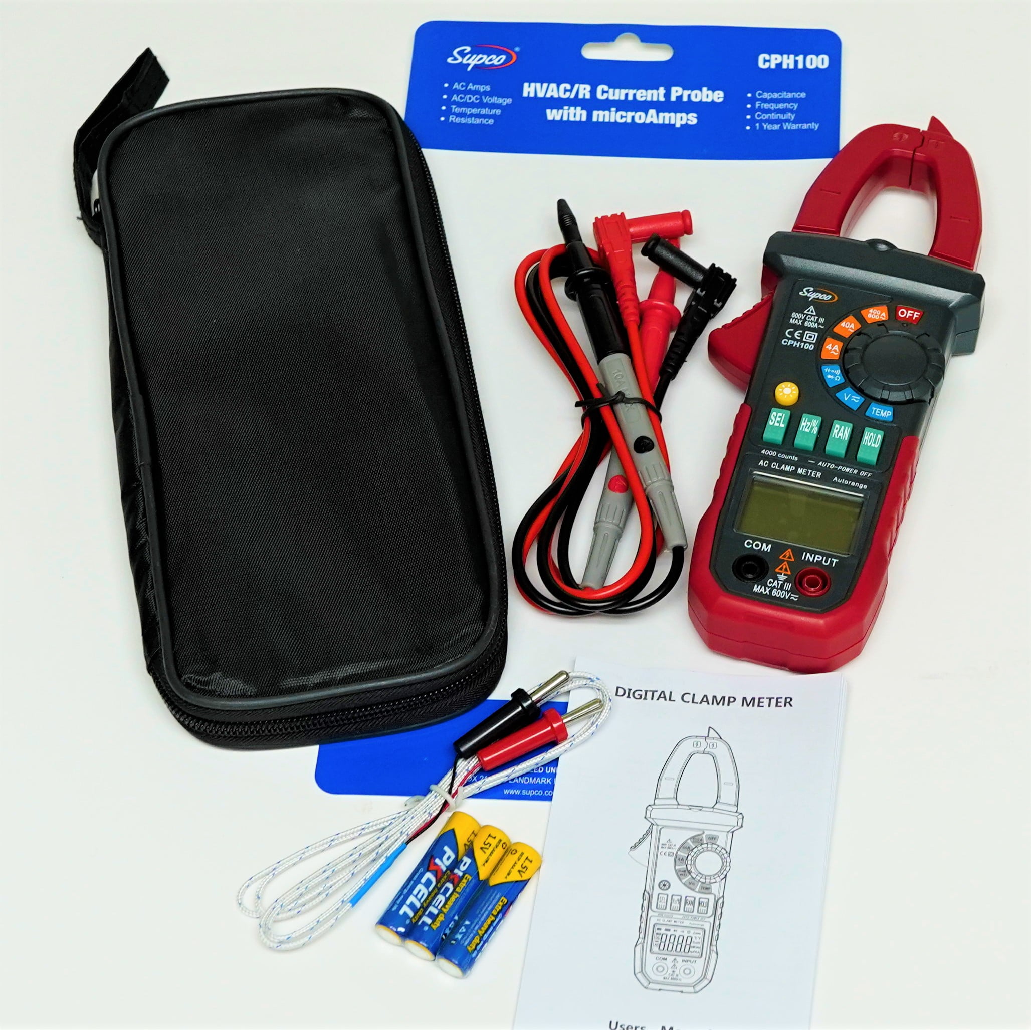Multimeter Bag Accessories Clamp Meter Case with Large Capacity for Outdoor Multimeter Bag Accessories Clamp Meter Case with Large Capacity for Outdoor