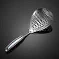 thumbnail image 3 of Stainless Steel Mesh Strainer, Kitchen Draining Spoon with Hanging Holes and Handle(Silver), 3 of 5