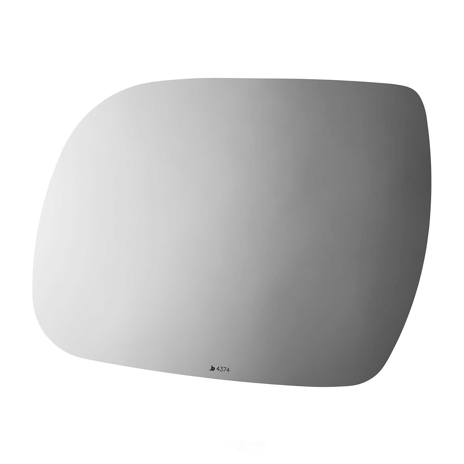 Burco Side View Mirror Replacement Glass - Clear Glass - 4374